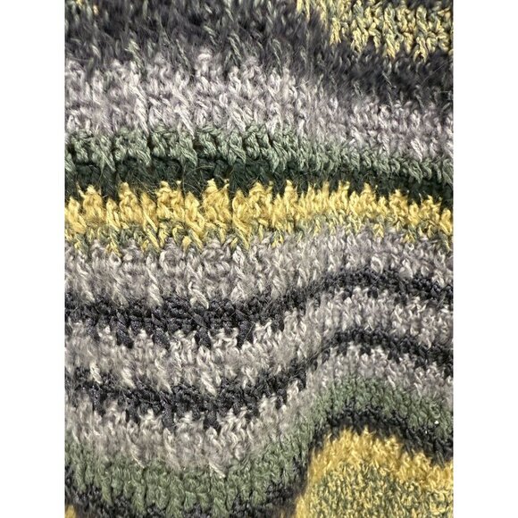 J. McLaughlin Vintage Hand Knit Cardigan Sweater Silk Mohair Blend Stripe Size S - Picture 6 of 9